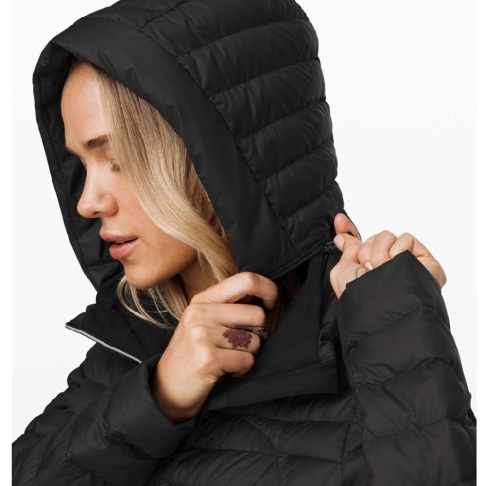 Lululemon Pack It Down Long Jacket Black - Picture 3 of 13